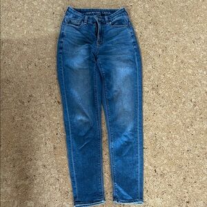 American Eagle Outfitters Women's Medium Blue Skinny Jeans